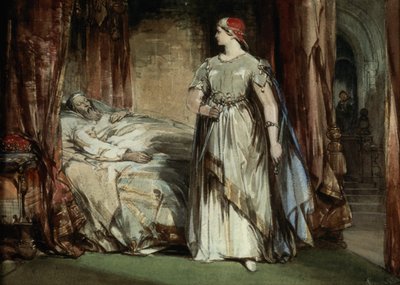 Lady Macbeth, 1850 door George Cattermole